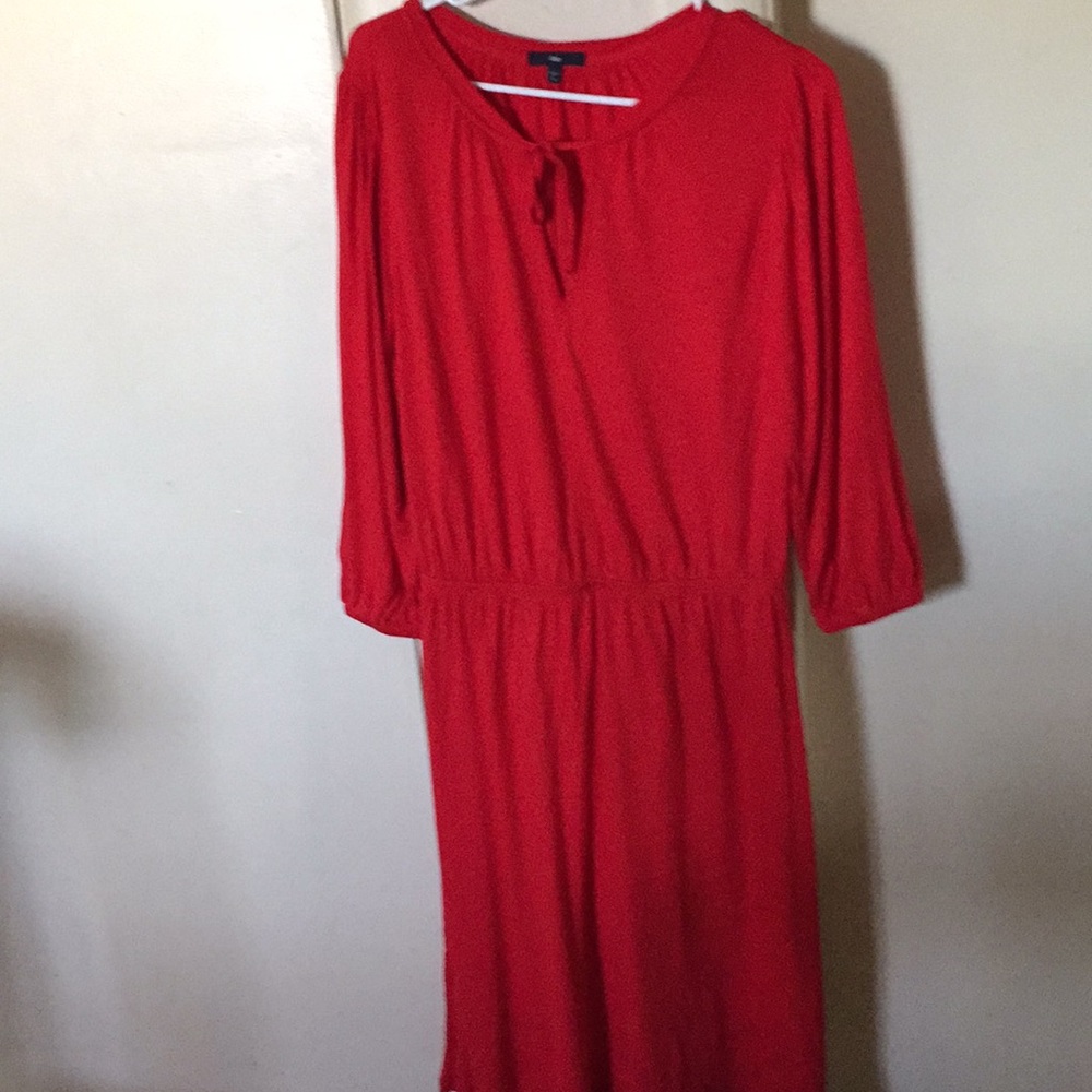 Gap red dress -size M